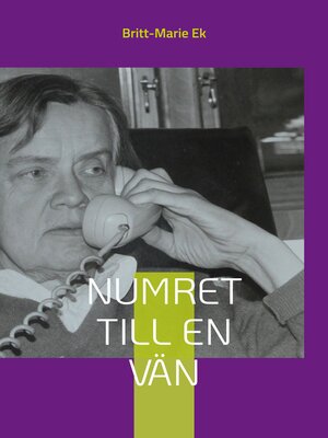 cover image of Numret till en vän